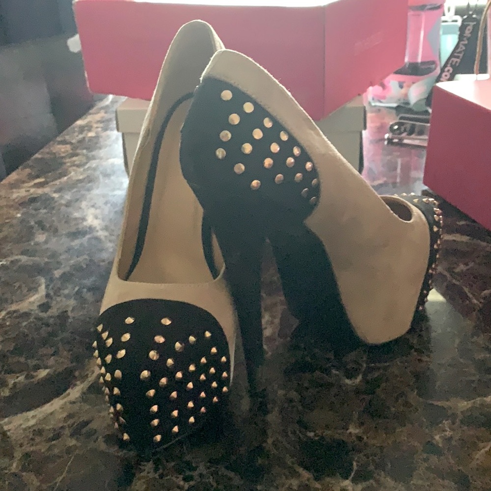6in studded platform pumps